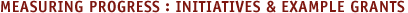 Initiatives and Grants